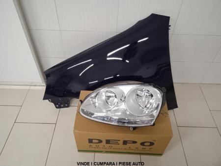 Pachet Aripa + Far Stanga VW Golf 5 V 2004 2005 2006 2007 2008 LA5G Albastru