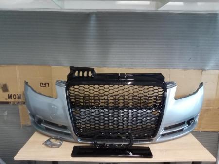 Pachet bara fata, grila radiator rs look fagure Audi A4 B7 LY7G Gri 8E0807105GRU