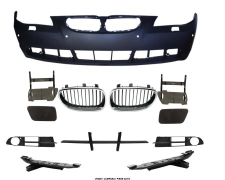 Bara fata completa cu spalator far senzori parcare BMW E60 E61 2003-2007 NFSL 51117111740