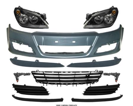 Bara fata completa cu faruri Opel Astra H 2004-2007 1400303  1216561  1216562