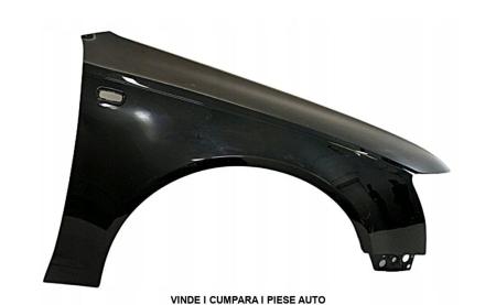 Aripa fata Audi A6 C6 2004-2008 Negru LY9B cu semnal DREAPTA 4F0821104A