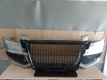 Pachet Bara fata CU GRILE RS LOOK Audi A4 B8 + combi 2007-2012 LY1Q Auriu 8K0807105AGRU 8K0807105GRU 8K0807105CGRU