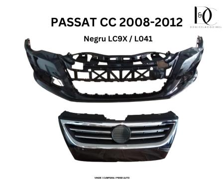 Pachet Bara fata spalator faruri 2 senzori Grila radiator VW PASSAT CC 2008-2012 Negru LC9X L041 3C8807217RGRU 3C8853651QGRU