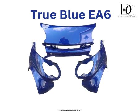 Pachet Capota Aripa fata Smart ForTwo Coupe Facelift True Blue Albastru EA6 Vopsite 2001-2007