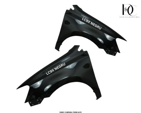 Set Aripi fata VW POLO 6R 2009-2017 Negru LC9X Deep Black Perl Vopsite 6R0821105A 6R0821106A