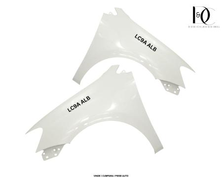 Set Aripi fata VW POLO 6R 2009-2017 Alb LC9A Pure White Vopsite 6R0821105A 6R0821106A