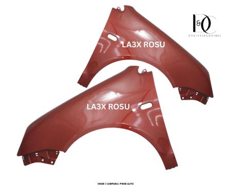 Set Aripi fata VW POLO 2001-2005 Rosu LD3X Sunset Red Vopsite STANGA/DREAPTA 6Q0821105C 6Q0821106C