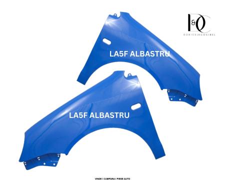 Set Aripi fata VW POLO 2001-2005 Albastru LA5F Vopsite STANGA/DREAPTA 6Q0821105C 6Q0821106C