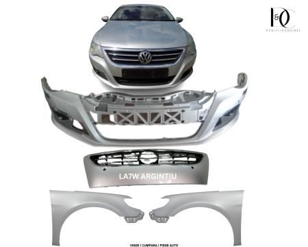 Pachet Bara fata VW PASSAT CC 2008-2012 Argintiu LA7W Reflex Silver Vopsite 3C8807217RGRU 3C8853651QGRU 3C8821021 3C8821022