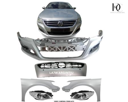 Pachet Bara fata Faruri VW PASSAT CC 2008-2012 Argintiu LA7W Reflex Silver Vopsite 3C8807217RGRU 3C8853651QGRU 3C8821021 3C8821022
