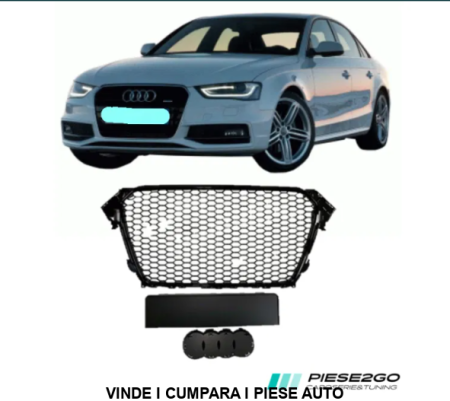 Grila radiator RS Look Audi A4 B8 facelift 2012|2013|2014|2015|2016