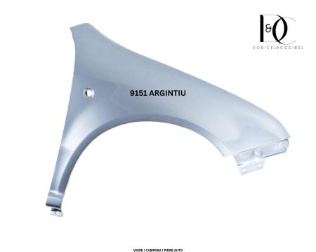 Aripa fata Skoda Fabia 1 1999-2007 Argintiu 9151 DREAPTA Vopsita 6Y0821102A