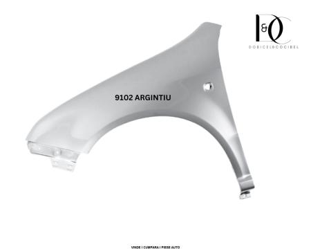 Aripa fata Skoda Fabia 1 1999-2007 Argintiu 9102 STANGA Vopsita 6Y0821101A