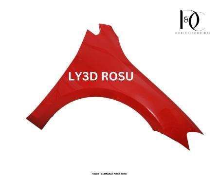 Aripa fata VW Golf VII 7 Rosu LY3D Tornado Red Vopsita 2012-2017 DREAPTA 5G0821106A