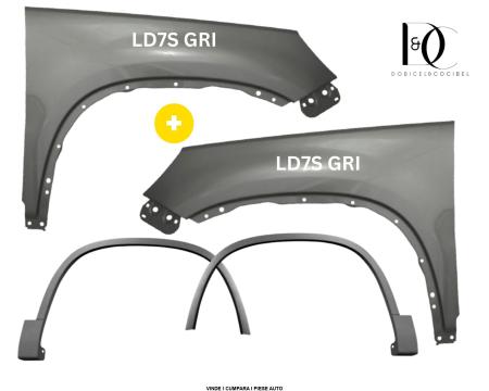 Set Aripi Bandou fata VW Tiguan LD7S Gri Slate Grey Vopsite 2007-2016 STANGA/DREAPTA 5N0821105 5N0821106
