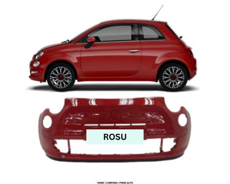 Bara fata Fiat 500 111A Rosu Vopsita 2007-2015 735456792