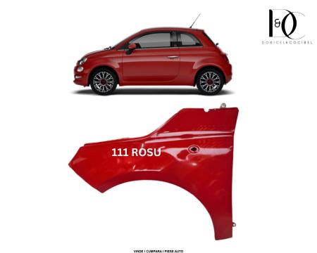 Aripa fata Fiat 500 111 Rosso Rosu Vopsita 2007-2023 STANGA 52015757