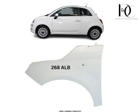 Aripa fata Fiat 500 268 Alb Bianco Vopsita 2007-2023 STANGA 52015757