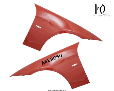 Set Aripi fata BMW E90/E91 A61 Rosu Karmesin Red 2005-2011 Vopsite Stanga/Dreapta 41357135679 41357135680