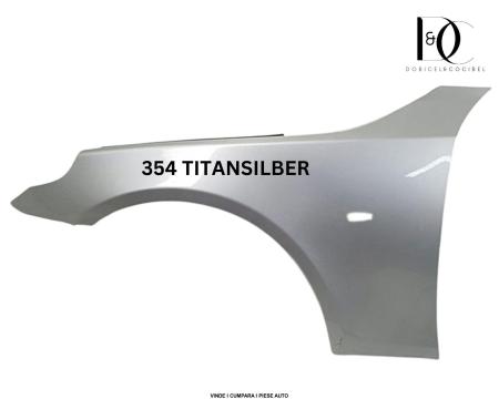 Aripa fata BMW E60/E61 2004-2010 354 Argintiu Titansilber Vopsita Stanga 41357111429