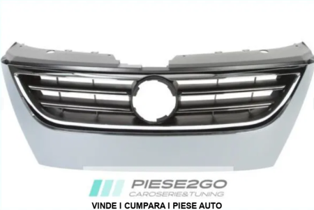 Grila radiator VW Passat CC fara gauri senzori parcare 2008-2012 3C8853651PGRU