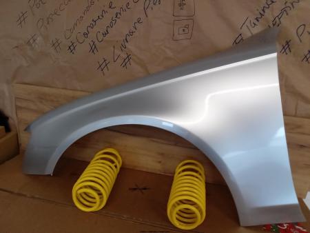 Aripa fata Audi A4 B8 Gri LX7W Ice Silver Vopsita 2007-2012 Stanga 8K0821105A