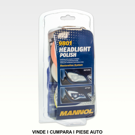Kit reconditionare polish faruri Mannol 9801