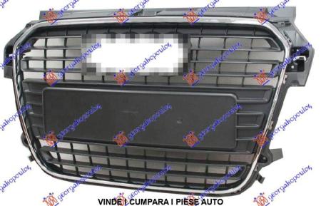 Grila Fata Radiator Rama Cromata Audi A1 2010-2014