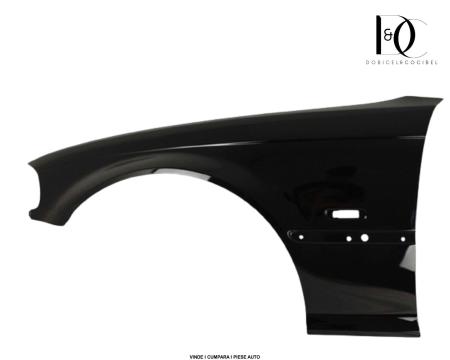 Aripa fata BMW E46 Coupe/Cabrio 1999-2003 Negru 475 Black Saphire Stanga 41358241439