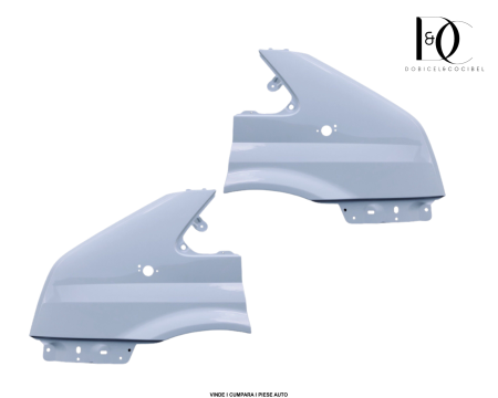Aripi fata Ford Transit 2006-2013 Alb 7VTA Vopsita cu semnal Stanga/Dreapta 1370605 1370602