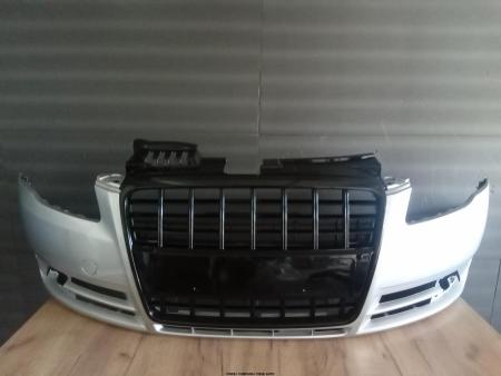 Pachet Bara fata Grila radiator Sport Audi A4 B7 2004-2007 Argintiu LX7W Vopsita 8E0807105GRU