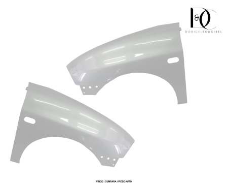 Aripi fata Seat IBIZA Cordoba 6L 2002-2008 LS5T Argintiu Vopsita Stanga/Dreapta 6L0821021C 6L0821022C