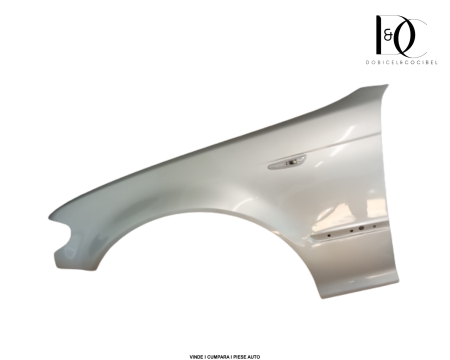 Aripa fata BMW E46 Sedan+Touring 2001-2005 Facelift Argintiu 354 Titansilber Vopsita Stanga 41357042323