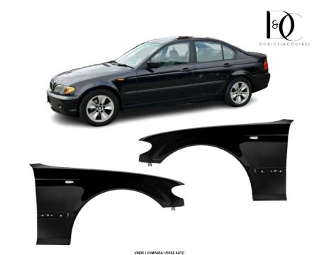 Set Aripa fata BMW E46 Sedan+Touring 2001-2005 Facelift Negru 475/668 Vopsite 41357042323 41357042324