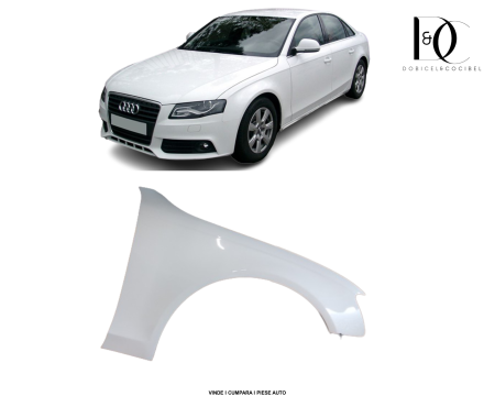 Aripa fata Audi A4 B8 2007-2012 Alb LY9C Ibis White Dreapta 8K0821106A