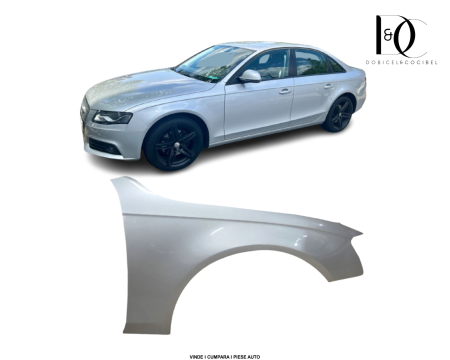 Aripa fata Audi A4 B8 2007-2012 LY7W Argintiu Dreapta 8K0821106A