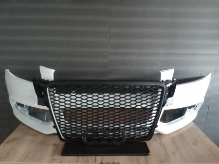 Bara fata Grila radiator Fagure Audi A4 B8 2007-2012 Alb LY9C Ibis White Vopsita 8K0807105GRU GRAU01