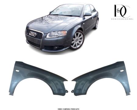 Set Aripa fata Audi A4 B7 2005-2008 Gri LX7Z Dolphin Grey Stanga/Dreapta 8E0821105F 8E0821106F