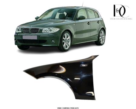 Aripa fata BMW Seria 1 E81/E82/E87/E88 2004-2013 Negru 475 Black Sapphire Vopsita Stanga 41357133227