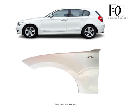 Aripa fata BMW Seria 1 E81/E82/E87/E88 2004-2013 Alb 300 Alpin Weiss Vopsita Stanga 41357133227
