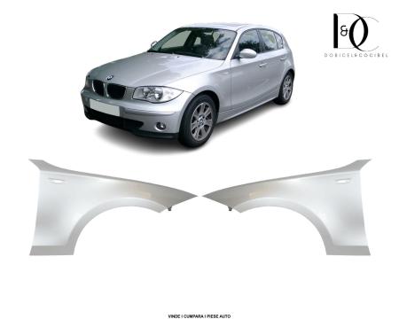 Set Aripa fata BMW Seria 1 E81/E82/E87/E88 2004-2013 Argintiu 354 Titan Silver Vopsita Stanga/Dreapta 41357133227 41357133228