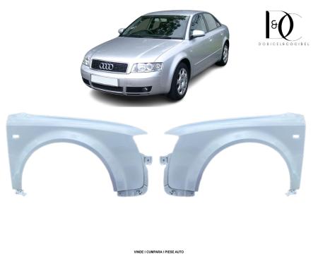 Set Aripa fata Audi A4 B6 2000-2004 Argintiu LY7W Silbersee Vopsita Stanga si Dreapta 8E0821105B 8E0821106B