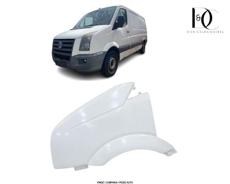 Aripa fata VW Crafter 2006-2017 Alb LB9A Candy White Stanga 2E0821305