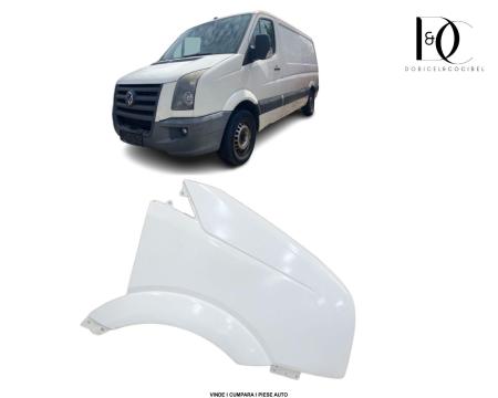 Aripa fata VW Crafter 2006-2017 Alb LB9A Candy White Dreapta 2E0821306