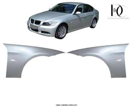 Set Aripa fata BMW E90/E91 2005-2011 Argintiu Argintie354 Titan Silver Stanga si Dreapta 41357135679 41357135680