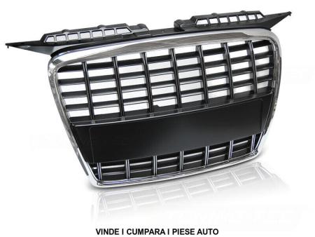 Grila Radiator Sport Audi A3 8P 2005-2008 Crom/Negru GRAU59