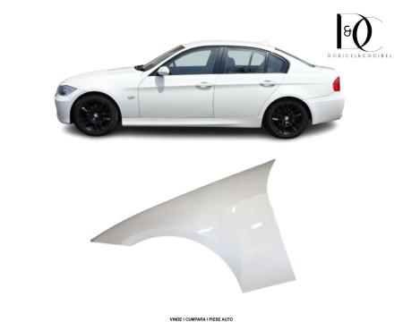 Aripa fata BMW E90/E91 2005-2011 Alb 300 Alpin Weiss Stanga 41357135679