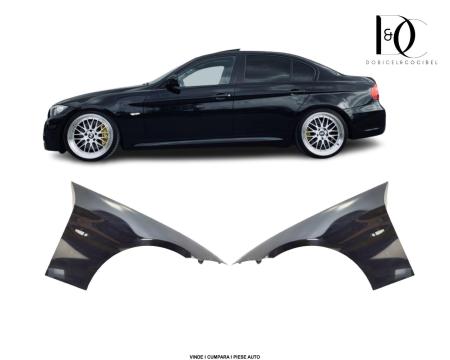 Set Aripa fata BMW E90/E91 2005-2011 Negru 668 Brilliant Black Stanga si Dreapta 41357135679 41357135680