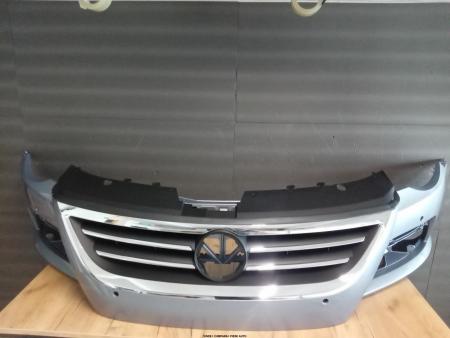 Pachet Bara fata Grila radiator VW Passat CC 2008-2012 Albastru Deschis LC7Z Iron Grey Vopsita 3C8807217NGRU 3C8853651QGRU