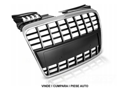 Grila radiator Audi A4 B7 2004-2007 Sport Negru/Crom GRAU 69